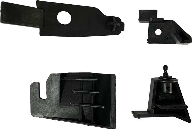 Headlight fixing set